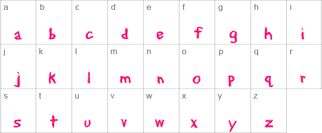 EraserDust Lower Case